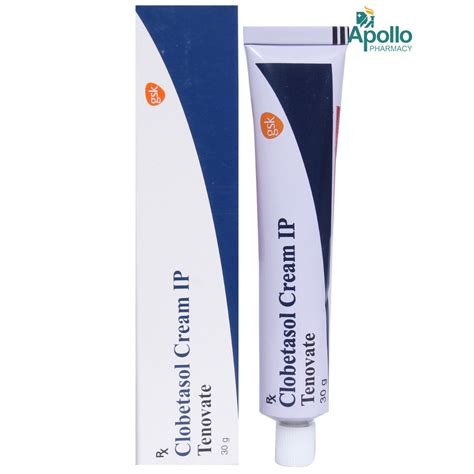 Tenovate Cream 30 gm Price, Uses, Side Effects, Composition - Apollo Pharmacy