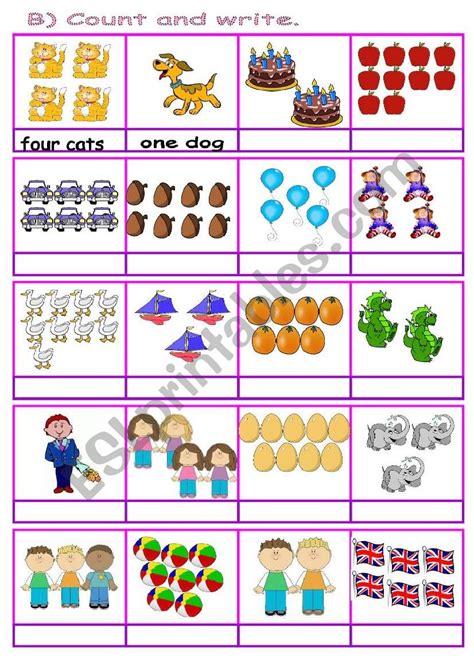 Numbers 0 - 10 Part 2 - ESL worksheet by vickyvar