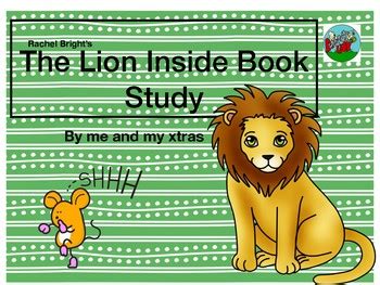 The Lion Inside Book Study by Me and My Xtras | TPT