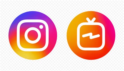 Png image Instagram And IG TV Round Logos | Pxpng