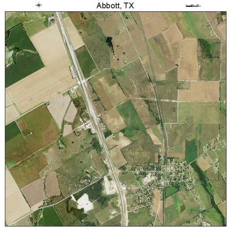 Aerial Photography Map of Abbott, TX Texas