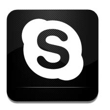 Skype Icon Black #135348 - Free Icons Library