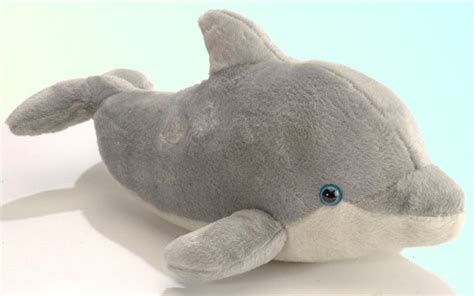 Plush Gray Dolphin Stuffed Animal