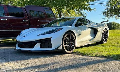 [SPIED] 2023 Corvette Z06 70th Anniversary Edition in White Pearl ...