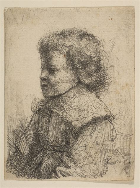 Rembrandt (Rembrandt van Rijn) | Portrait of a Boy, in Profile | The ...