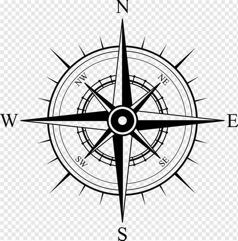Kompas, Utara, Selatan, Timur, Barat, Navigasi, Eksplorasi, Panah, Perjalanan, Arah, png | PNGWing
