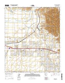 Mesa Del Sol Golf Club Topo Map in Yuma County, Arizona