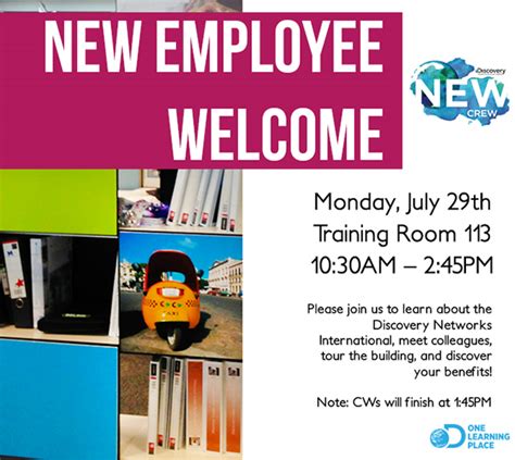 New Employee Welcome Poster Template