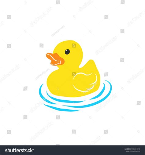 Rubber Duck Logo Vector Stock Vector (Royalty Free) 1106381018 ...