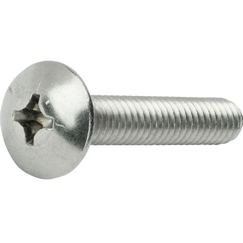 8-32 x 1/2" Phillips Truss Head Machine Screws Stainless Steel 18-8 Qt