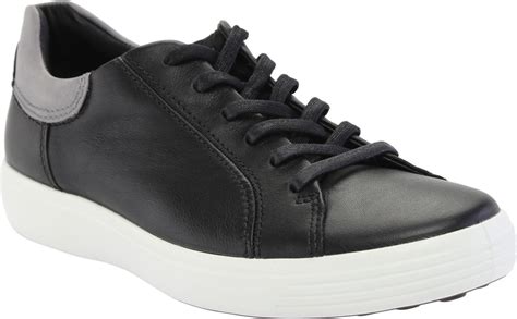 ECCO Electronic - Men's ECCO Soft 7 Street Sneaker Black/Titanium Cow Leather 42 M - Walmart.com ...