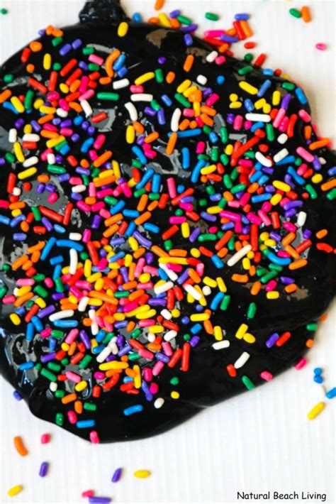 How to Make Black Slime - Birthday Party Jiggly Slime Recipe - Natural Beach Living