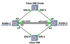 Arista MLAG Configuration & Cisco vPC Comparison