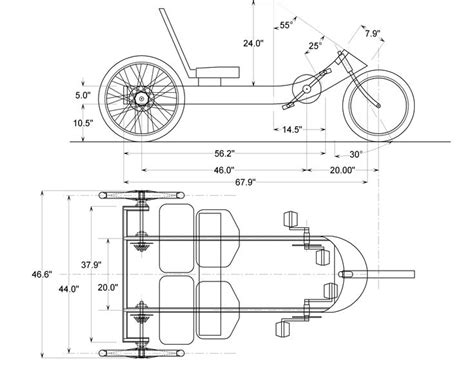 Quadricycle Plans Shown in the plans above.