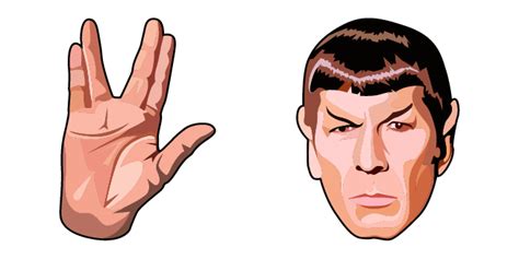 Star Trek Spock & Vulcan Salute Hand Cursor - Sweezy Custom Cursors