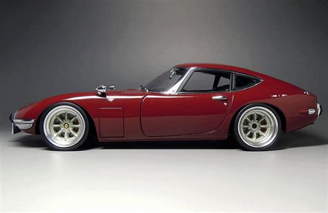 Famous Toyota 2000GT model car in red via JDM... — JDM