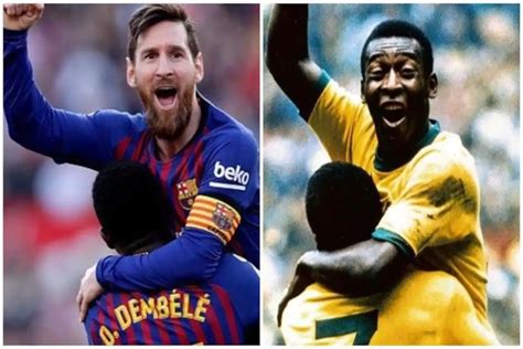 Pele sends congratulatory message to Messi after matching his record - AlimoshoToday.com