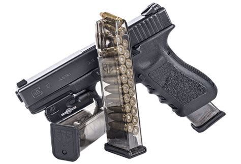 STARSHOOTER | Glock und Glock 17/18/19/26/34 Magazin 9mm 22 Schuss durchsichtig ETS | online kaufen