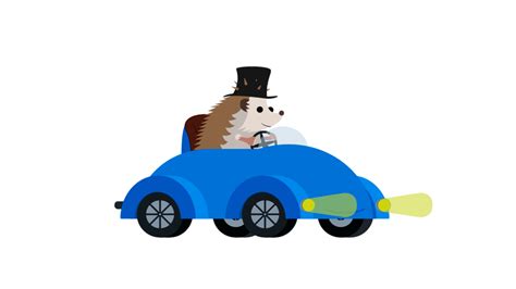 Car Driving Cartoon Gif - Driving A Car Animated Gif | Bodbocwasuon