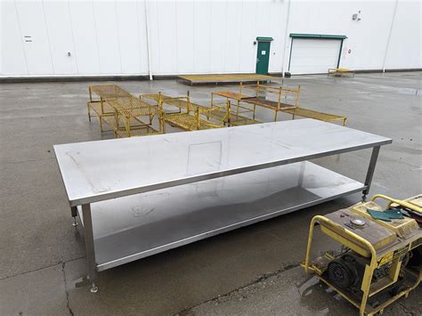 Used Stainless Steel 8ft Table for Sale at Steep Hill Equipment Solutions