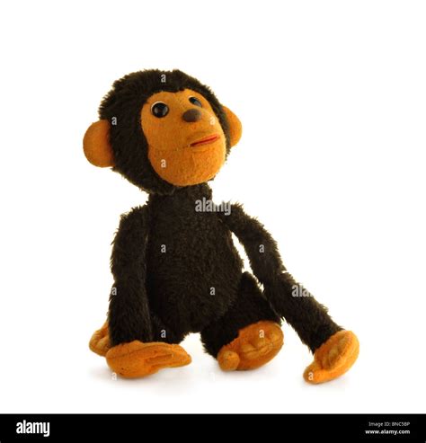 Vintage toy monkey Stock Photo - Alamy