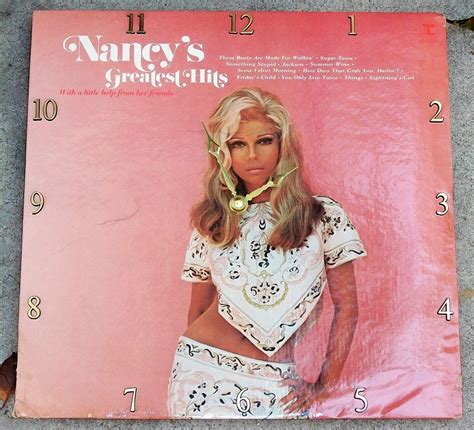 Rare Vintage Nancy Sinatra Greatest Hits Album Cover by dvanman