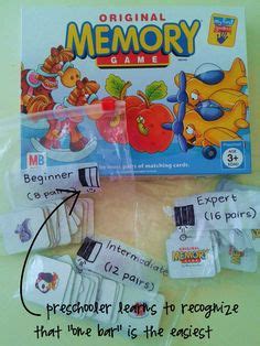 divide up Memory into ready to grab {easier} games--8 pairs instead of 36 for little kids; other ...