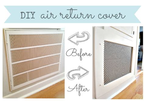 How to Make a Decorative Air Return Vent Cover | Hometalk