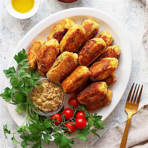 Salmon Croquettes Recipe Mediterranean Style • Unicorns in the Kitchen