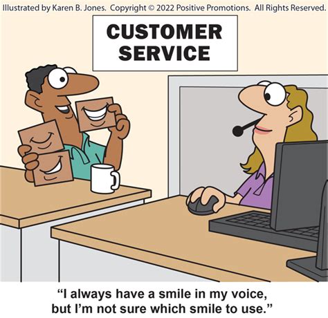 Customer Service Cartoons – Karen B. Jones – Illustrator