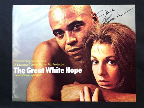 1970 "THE GREAT WHITE HOPE" LOBBY CARD SIZED POSTER (14'' X 11''), SIGNED BY JANE ALEXANDER