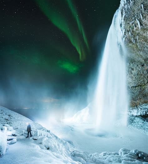 7 Seljalandsfoss winter aurora photography - Adventure & Landscape Photographer - Tom Archer