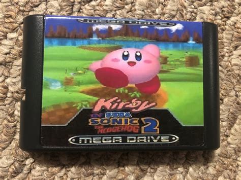 Kirby in Sonic the Hedgehog 2 Sega Genesis Video Game. | Etsy