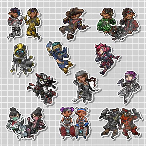 APEX LEGENDS LEGENDARY SKIN CHARMS [CLEARANCE] – ryonello