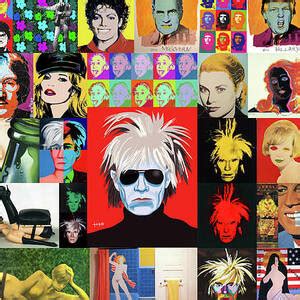 Andy Warhol 40 Famous Pop Art Paintings Collage Digital Art by Scott Mendell - Pixels