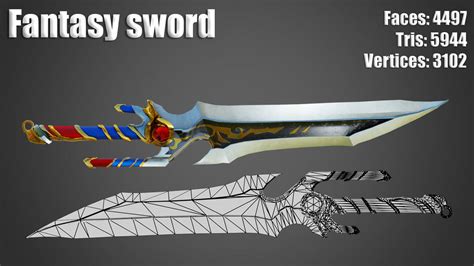 Fantasy sword by CGBert on DeviantArt