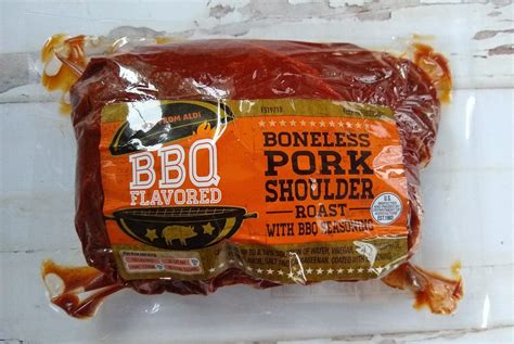 Aldi BBQ Flavored Boneless Pork Shoulder Roast with BBQ Seasoning | Aldi Reviewer