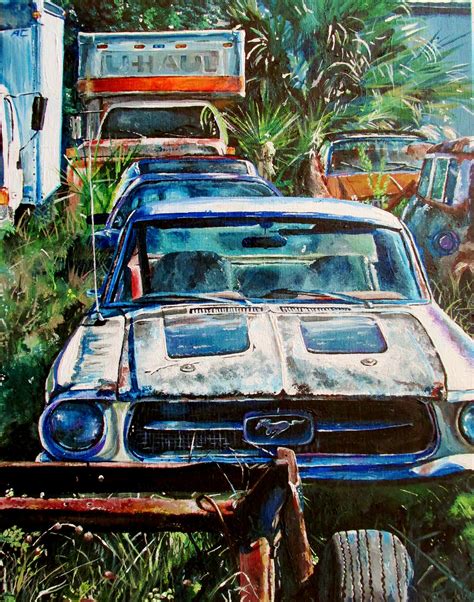 Junk Car Paintings on Behance