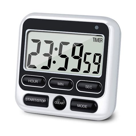 Digital Screen Kitchen Timer Large Display Digital Timer Square Cooking ...