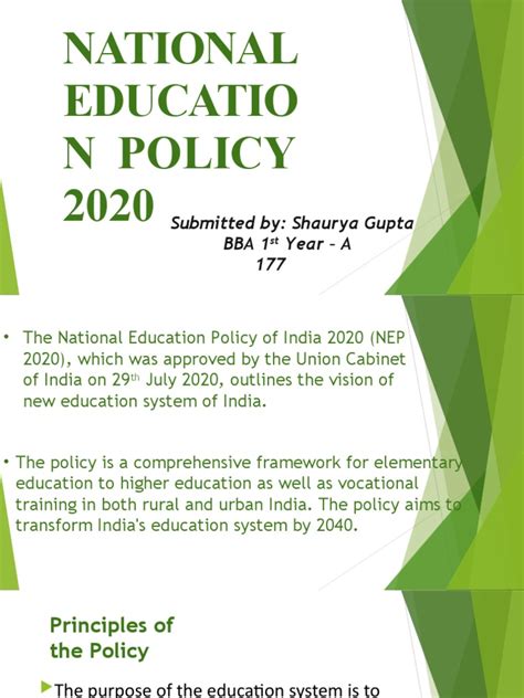 National Education Policy 2020 | PDF | Academic Degree | Bachelor's Degree