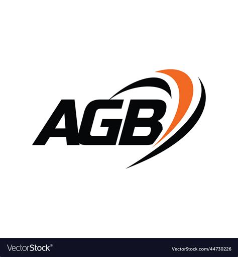 Agb monogram logo Royalty Free Vector Image - VectorStock