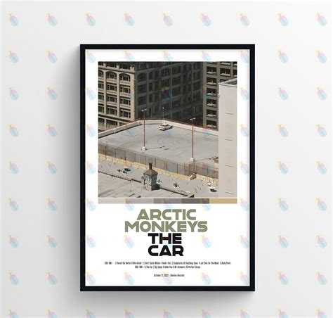 Arctic Monkeys The Car Poster / Vintage Arctic Monkeys Poster - Etsy México