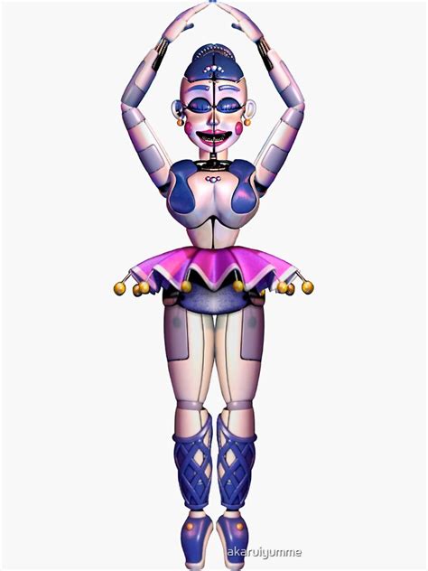 "Sticker Ballora fnaf SL" Sticker for Sale by akaruiyumme | Redbubble