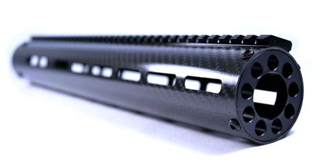 15" Carbon Fiber MLOK Hand Guard, Free Float M-lok HandGuard AR-15 (HG-0615600)