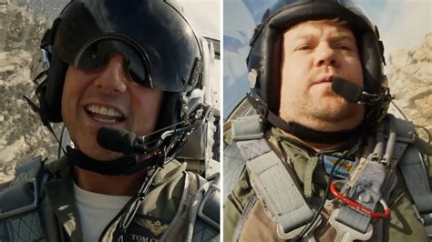 Tom Cruise takes terrified James Corden on Top Gun fighter jet ride | indy100