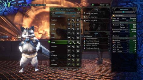 Monster Hunter World: All Palico Armor Sets & Outfits