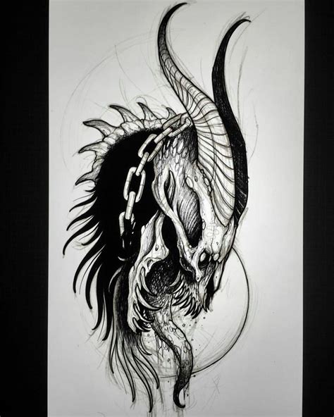 Krampus | Dark art tattoo, Tattoo design drawings, Skull art drawing