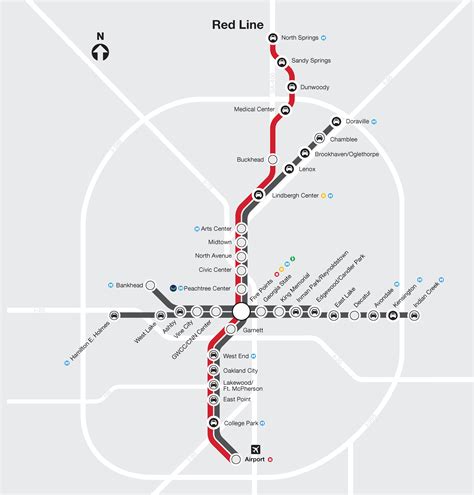 Marta Atlanta Route Map - Best Map Cities Skylines