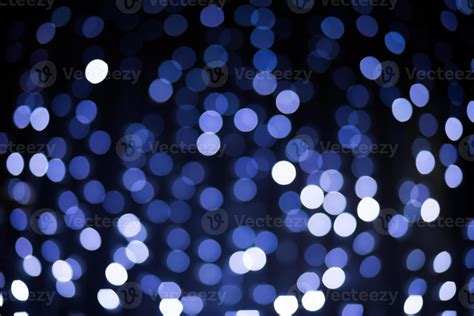 Blurry Xmas Blue Lights Bokeh at night 4302649 Stock Photo at Vecteezy