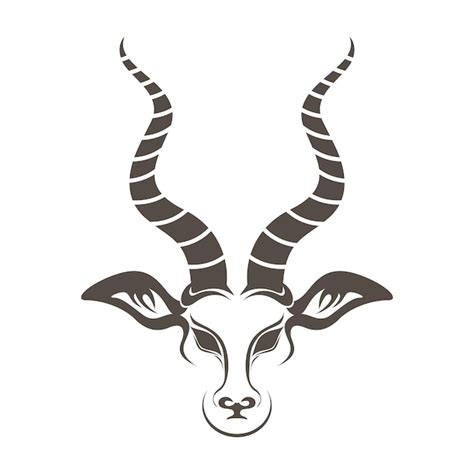 Premium Vector | Antelope logo vector illustrations design icon logo template